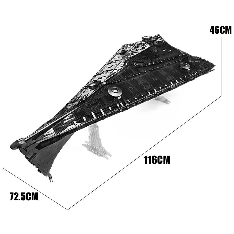 MOC Yeshin 21004 Звездные игрушки войны строительные блоки UCS Дредноут Звездный
