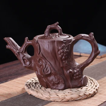 

1000ml Expensive collection kungfu teaware teapot Tea maker handmade Yixing Stump teapot Zisha tea pots