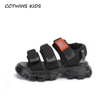 

CCTWINS Kids Shoes 2020 Summers Toddler Fashion Soft Shoes Children Black Beach Sandals Baby Boys Casual Shoes Girls BS459