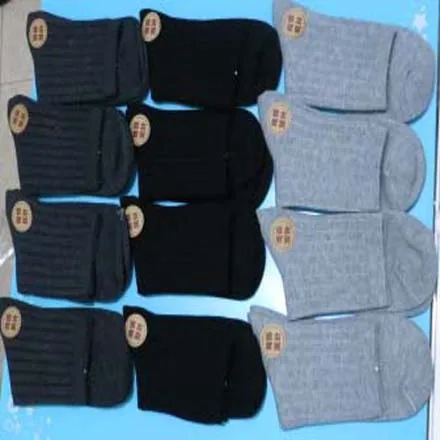 Мужские хлопковые носки новые стили 3 пар/лот Черные Бизнес Мужские Носки дышащие осень зима для мужчин - Цвет: 12pairs