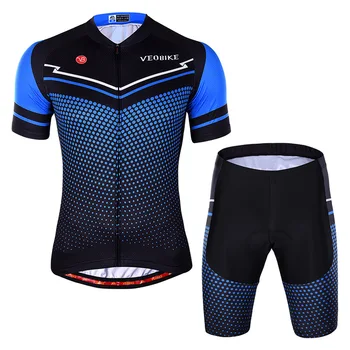 

VB summer cycling clothes short-sleeved suit men's breathable and sweat-wicking outdoor cycling clothes