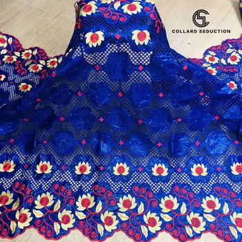 

CS New African Bazin Riche fabric African lace fabric wedding embroidery for dress cotton Bazin Brode Women's dress Hot sell