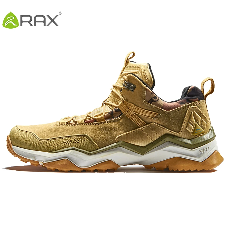 Rax Men Hiking Shoes Waterproof Outdoor Sports Sneakers for Men Trekking Shoes Lightweight Mountain Climbing Shoes Men Antislip