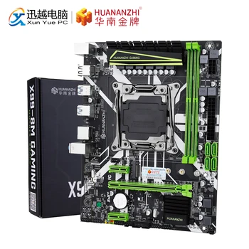 

HUANANZHI X99-8M GAMING Motherboard Intel X99 LGA 2011-3 E5 All Series DDR4 RECC 64GB M.2 NVME USB3.0 ATX