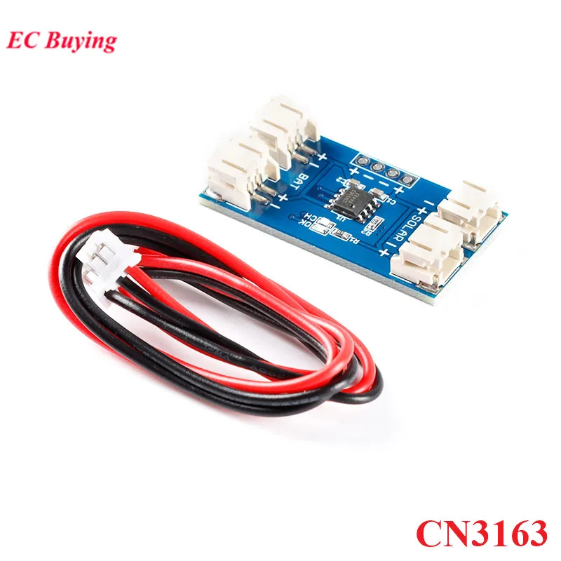 Uadme Placa Controladora De Carga Solar MPPT, CN3791 Módulo Regulador de Panel, Placas de Carga de Batería de Litio de 6V, con Cables