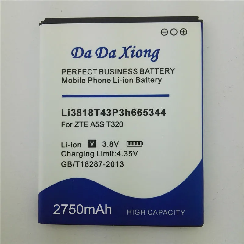 Аккумулятор Li3818T43P3H665344 2750 мАч для zte TWM AMAZING A5S Blade GF3 T320
