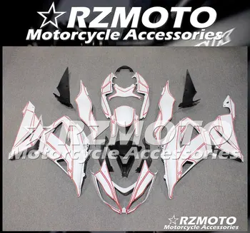 

High quality New ABS Motorcycle Fairing Kit fit for Kawasaki Ninja ZX6R 636 2013 2014 2015 2016 2017 Custom White glossy