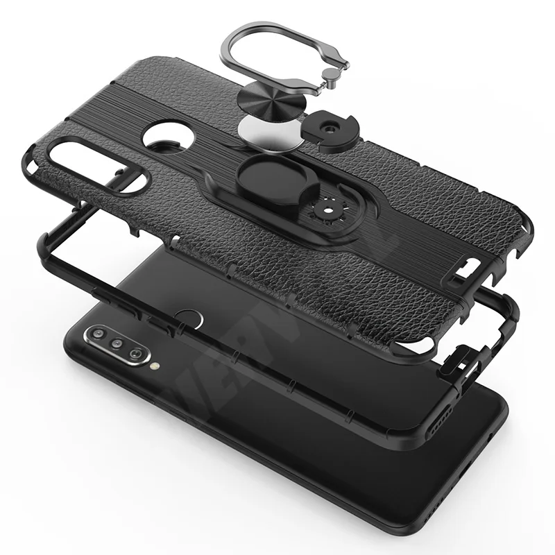 Чехол Raugee для huawei P30 Pro кольцо Броня магнитный автомобильный чехол из мягкого ТПУ