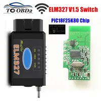 HS-CAN/MS-CAN ELM327 V1.5 Switch PIC18F25K80 Chip support BT/WIFI ELM 327 For Ford FORScan OBD2 Car Diagnostic Scanner 1