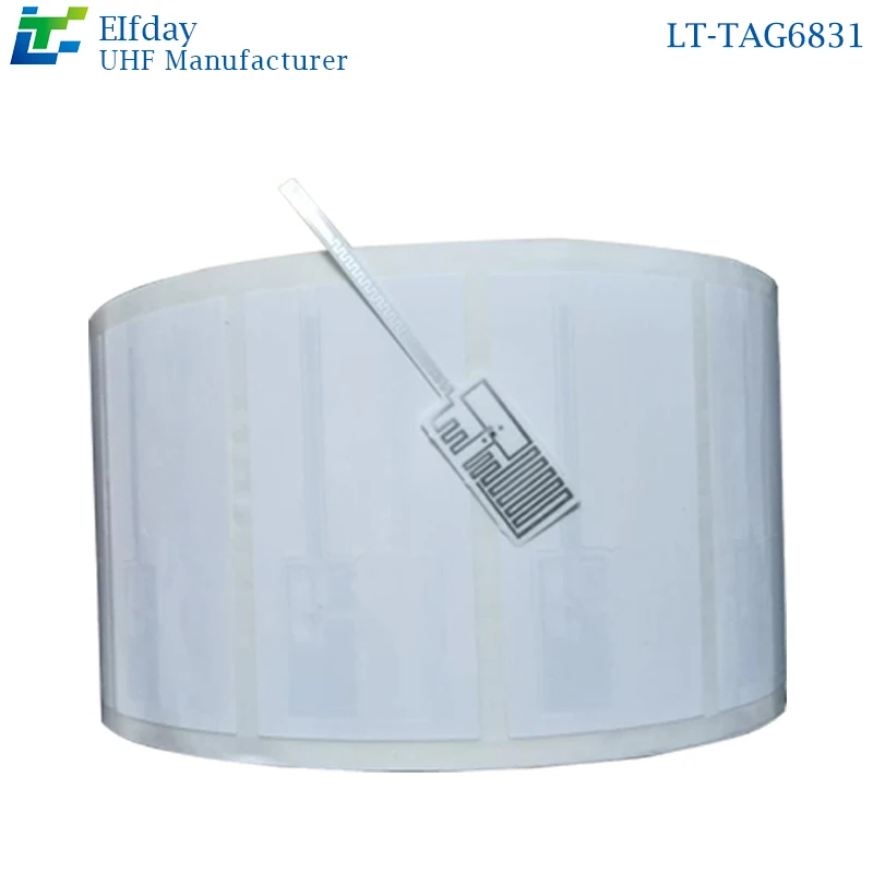 100Pcs RFID UHF Jewelry Label 915Mhz Electronic Tag Anti-Theft 6C G2 Passive RF Smart Inventory