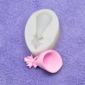 

Silicone Cake Mould DIY Chocolate Fondont Sugarcraft Cute Flower Bouquet Soap Mold Decor Baking Tool