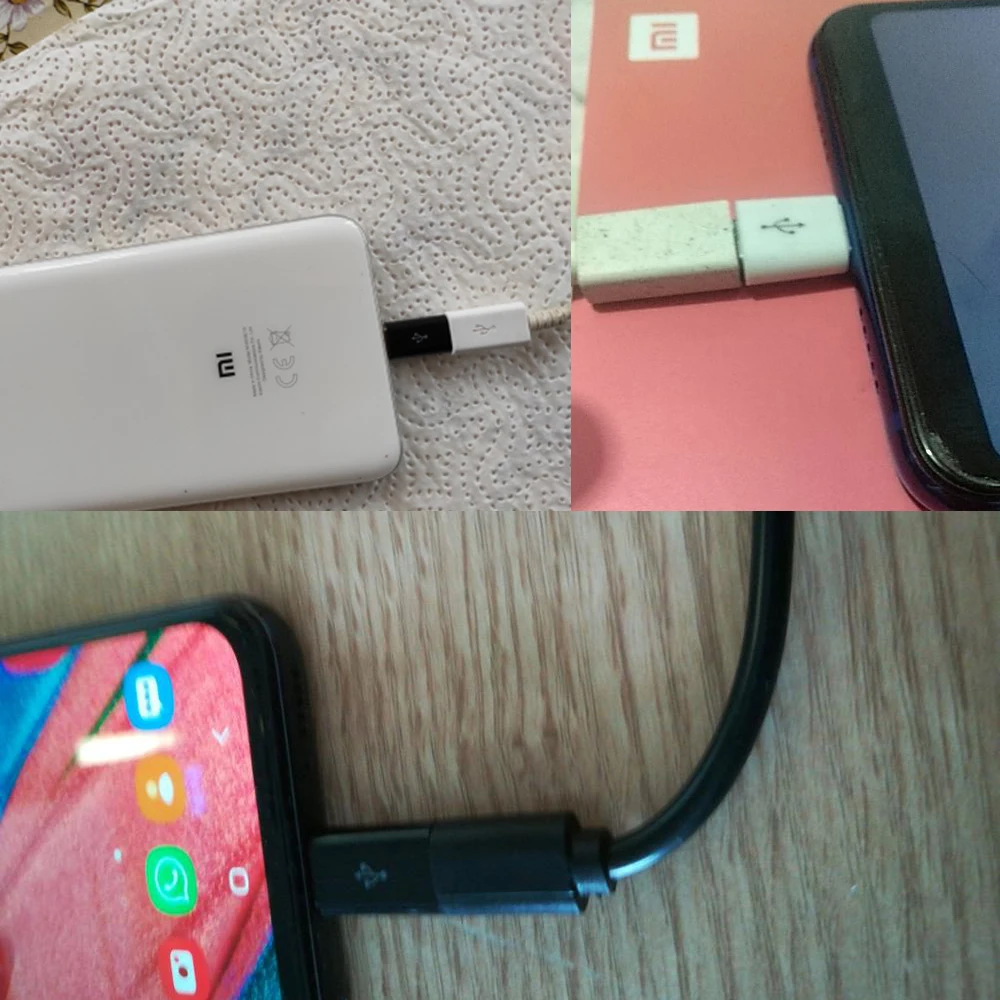 Адаптер для мобильного телефона Micro USB к USB C адаптер Micro Mini OTG type c для huawei Mate20 Xiaomi samsung Galaxy адаптер usb type C