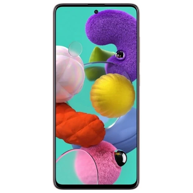 Смартфон Samsung Galaxy A51 Red 6.5" AMOLED Exynos 9611 6Гб 128Гб 48Mп Android 10 NFC 4000mAh | Мобильные телефоны