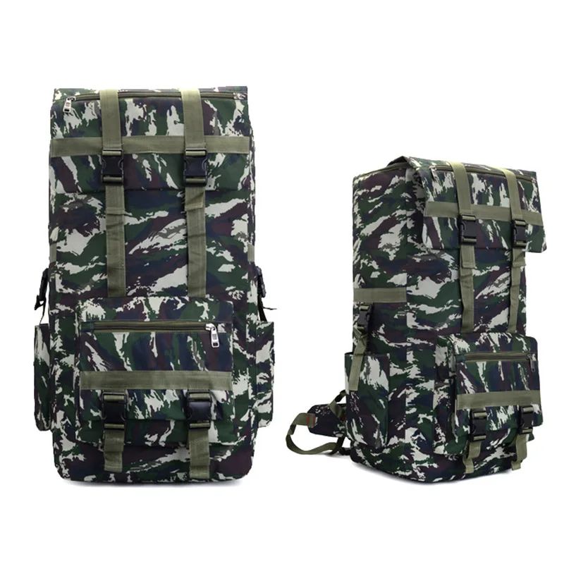 110л походная сумка для альпинизма, камуфляжный рюкзак, тактический походный рюкзак, багаж для путешествий, армейская сумка для альпинизма - Цвет: Jungle Camo