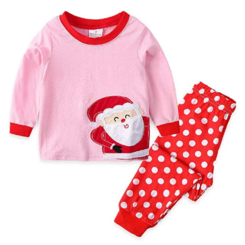 Conjunto de pijamas para ropa de dormir de Noel niño y niña, trajes de otoño invierno|set de ropa| - AliExpress