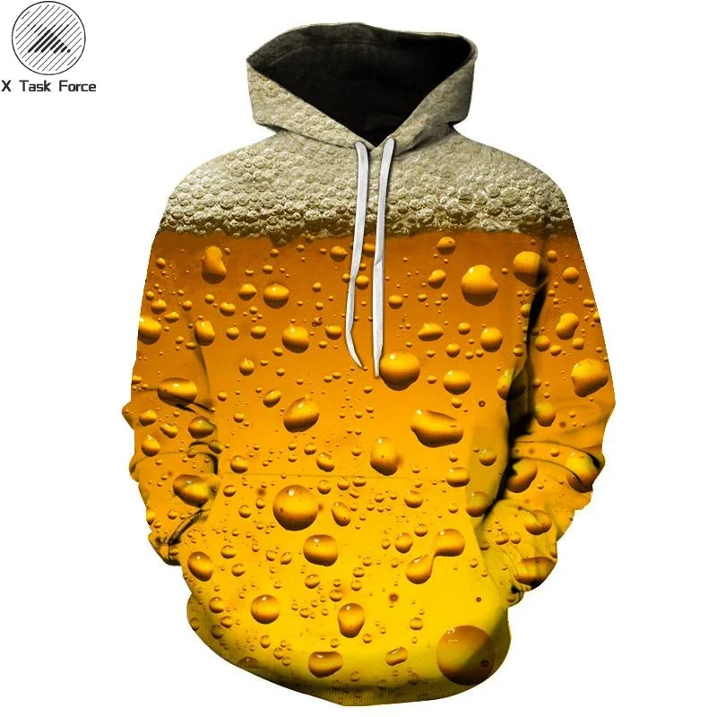 

New fashion 3D printing hoodies beer /Dragon Ball /Tokyo Ghoul and other series men / women autumn and winter sweatshirt hoodies
