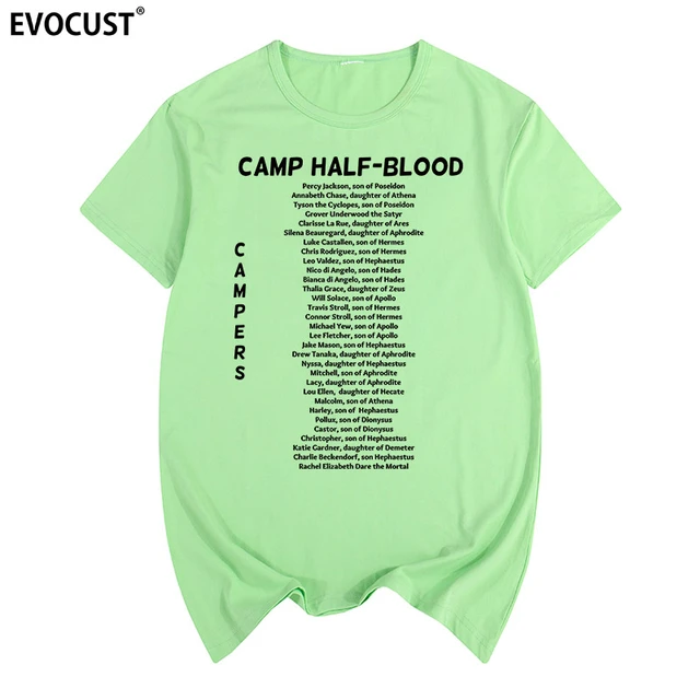 Camiseta Camp Half Blood Acampamento Meio-Sangue Percy Jackson