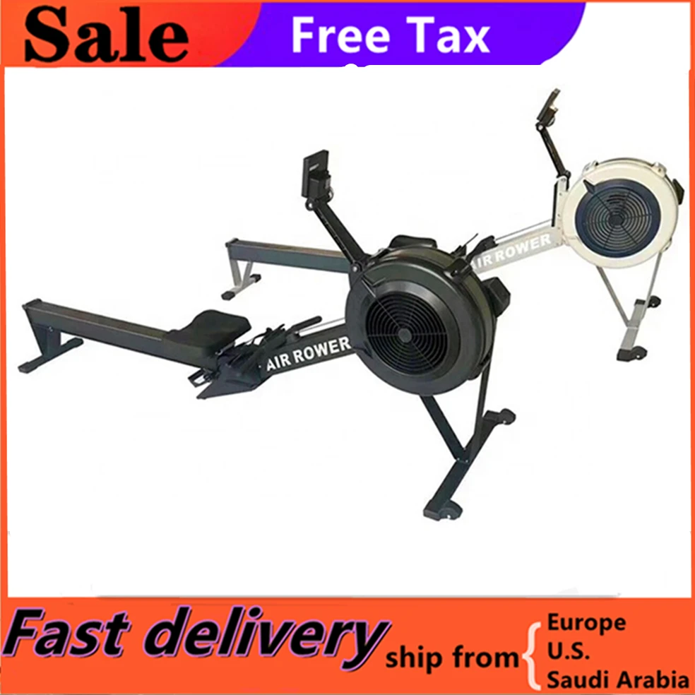Row Machine Air indoor Rower Rowing Machine Home Fitness Equipment Concept 2 Wind Resistance Gym Sports