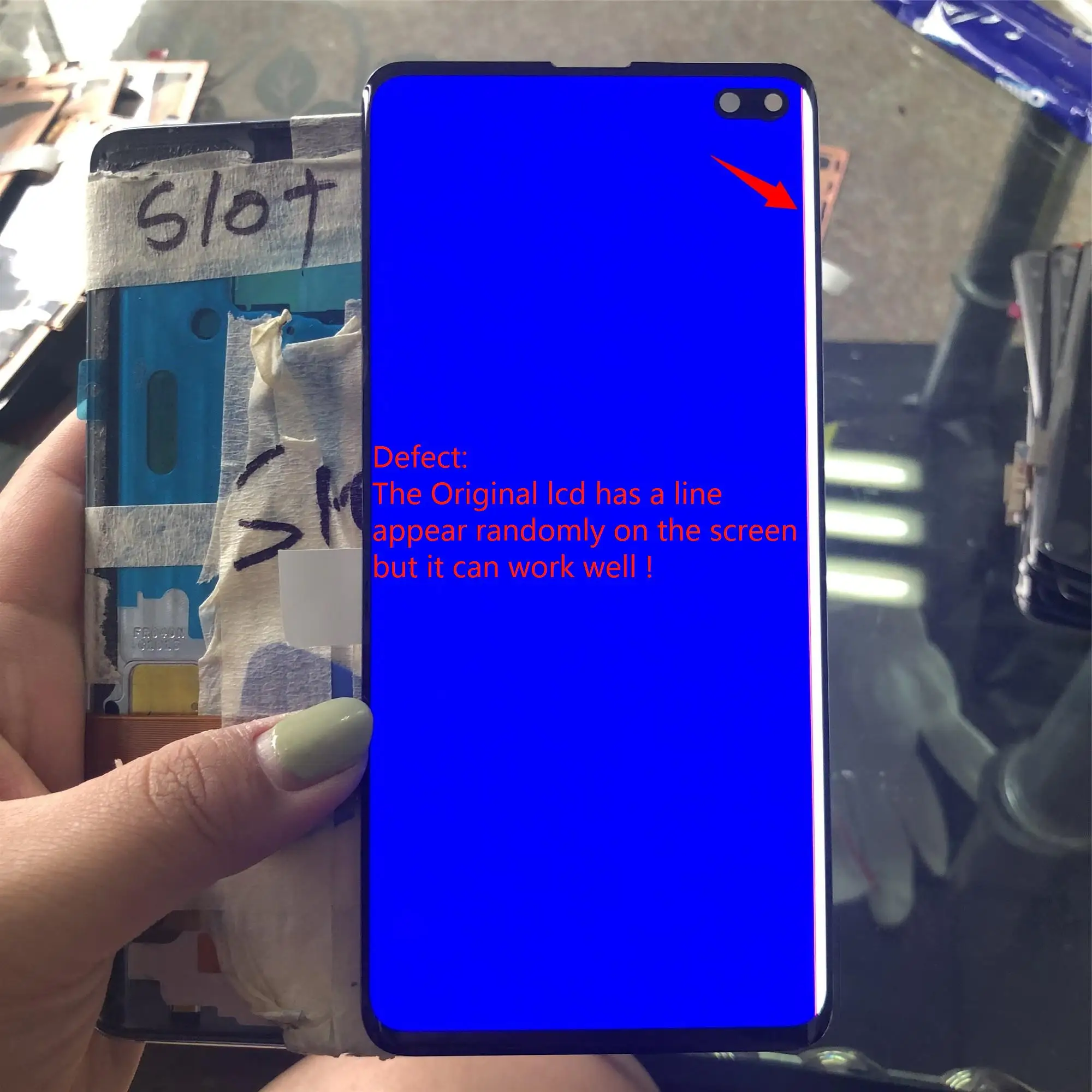 100% Оригинальный дисплей для SAMSUNG Galaxy S10 Plus ЖК + G9750 G975F сенсорный экран дигитайзер в