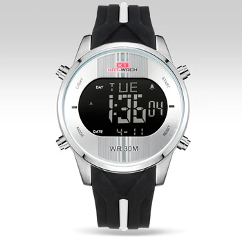 

KAT-WACH WATCH The Latest Men's Luminous Waterproof Watch watches men Alarm Clock Week Noctilucent Calendar