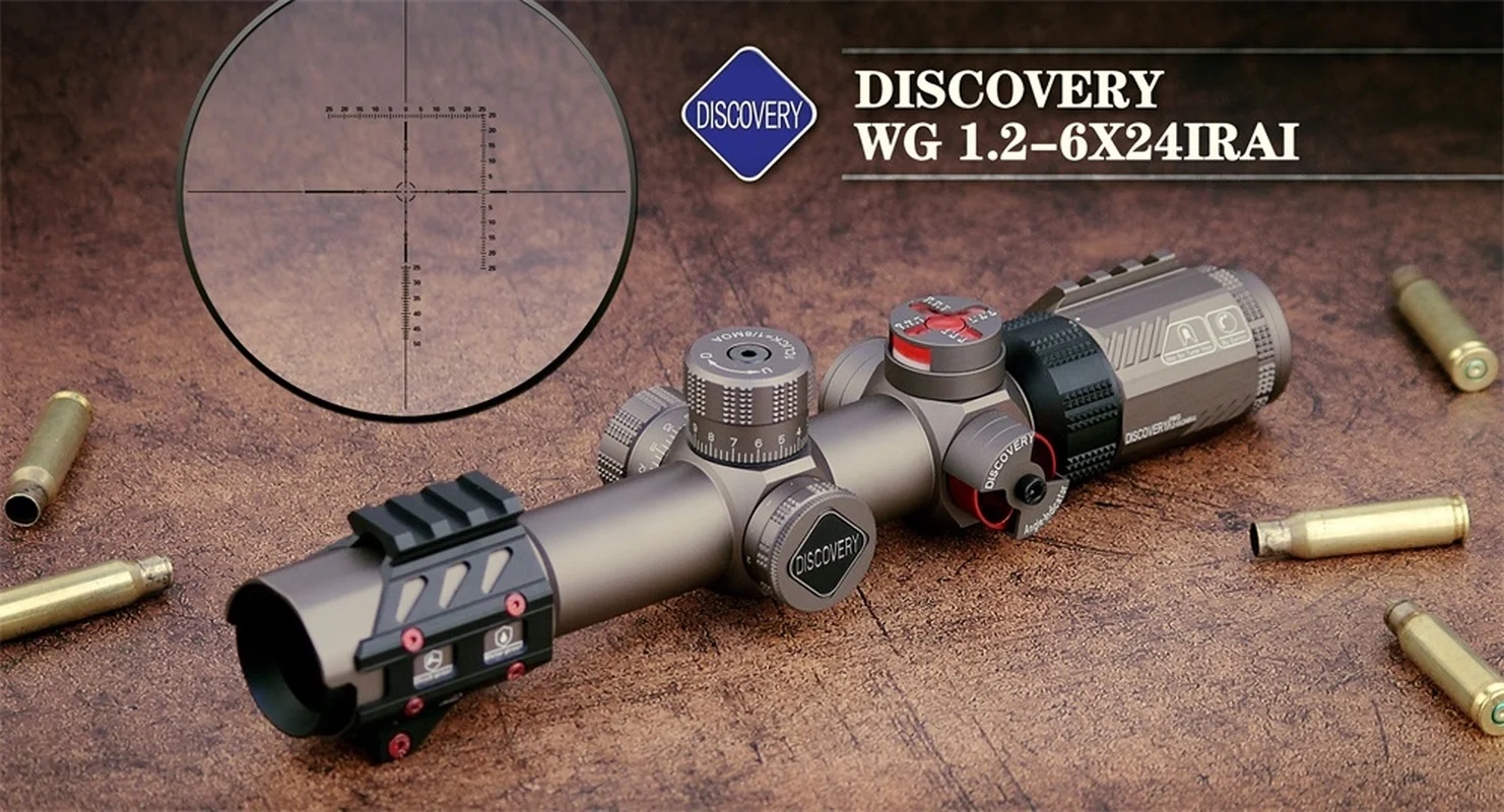 Новинка 2021 компактный прицел Discovery WG 1 2-6X24 охотничий винтовочный оптический с