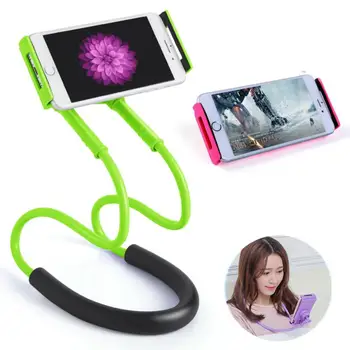 

Lazy Mobile Phone Holder Hanging Neck 360 Degree Phones Holder Stand Flexible For IPhone Xiaomi Huawei Mobile Phone Accessories