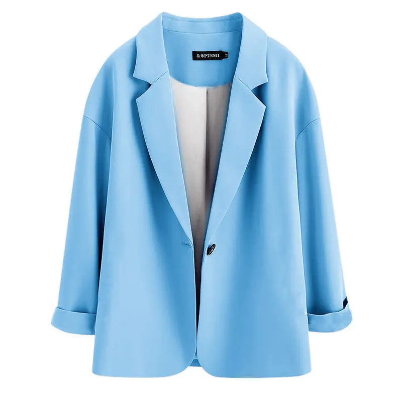 

Short shoulder suit women's coat Korean version loose 2020 spring and autumn new commuter suit jacket spring and autumn.