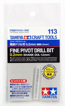 

Tamiya 74113 Model Craft Tools Fine Pivot Drill Bit 0.2mm (Shank Dia. 1.0mm)