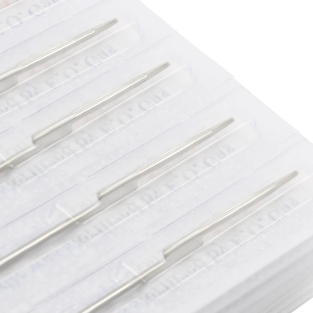 ROMLON Tattoo Needles 10pcs Disposable Sterilized RL RS RM M1 Needles for Tattoo Machine Microblading Permanent Makeup Supply