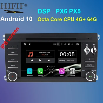 

PX6 Android 10 Two Din 7 Inch Car DVD Player Stereo System For Porsche/Cayenne With Octa Cores 4+32GB Wifi GPS Navigation Radio