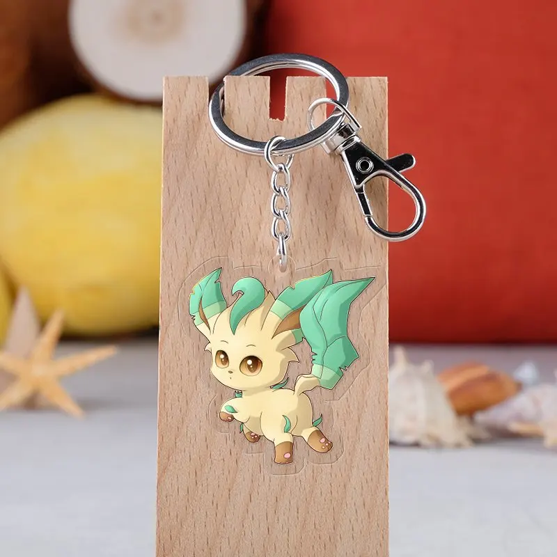 see chart Eevee Monster Мода Манга акриловые брелки мультяшный брелок Подвеска игрушки брелок унисекс коллекция Подарки Новинка - Цвет: see chart