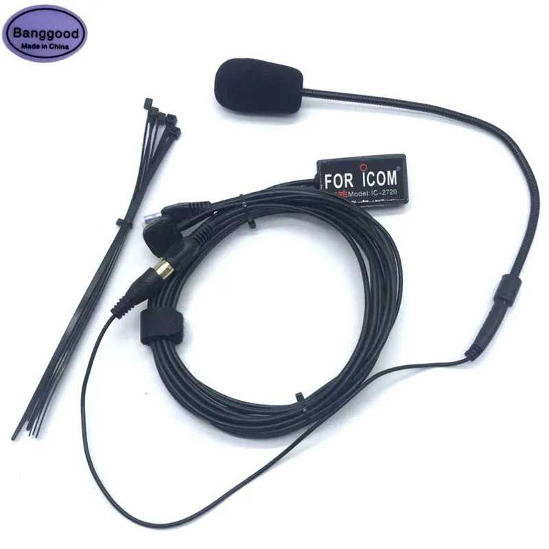 

Set Finger PTT 8 Pin Hands-free Microphone for ICOM IC2200H IC-2200H IC2720 IC-2720 IC2820 IC-2820 IC2730 IC-2730 Car Radio