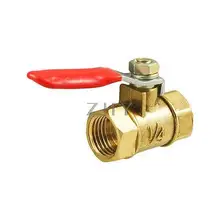 Золотой тон 1/" Резьбовая Женская насосная рычаг Поворотный кран