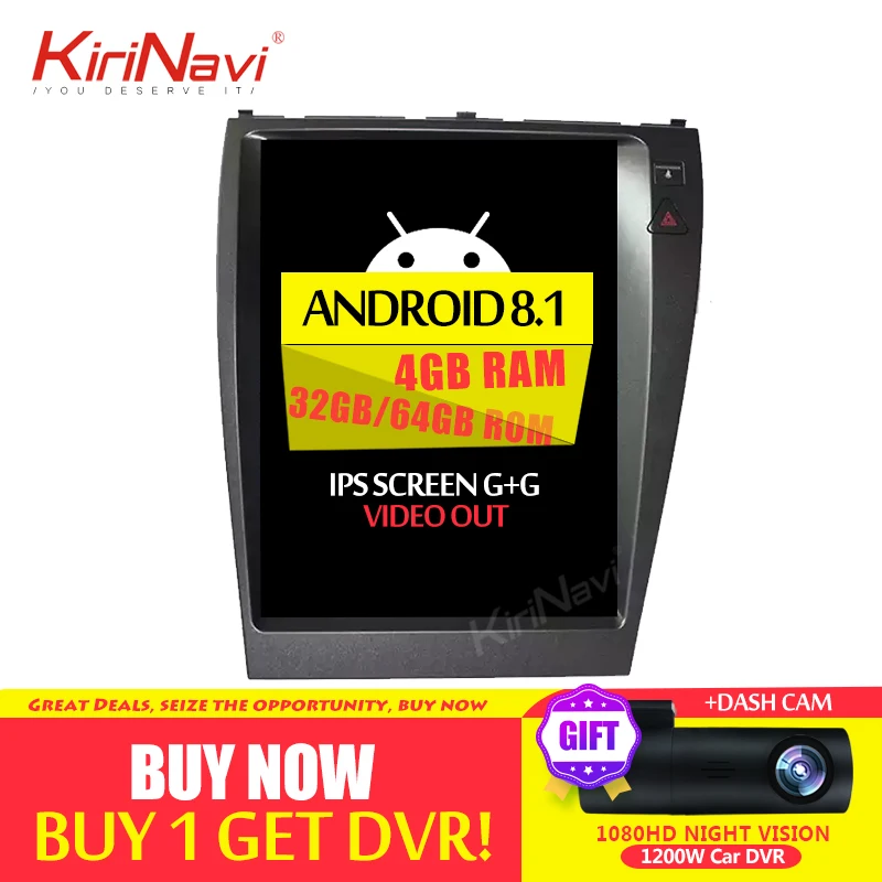 Clearance KiriNavi Vertical Screen Tesla Style 10.4" Android Car Radio for Lexus ES ES240 ES300 ES330 ES350 Car Multimedia Dvd Navigaton 0 Clearance KiriNavi Vertical Screen Tesla Style 10.4" Android Car Radio for Lexus ES ES240 ES300 ES330 ES350 Car Multimedia Dvd Navigaton 0