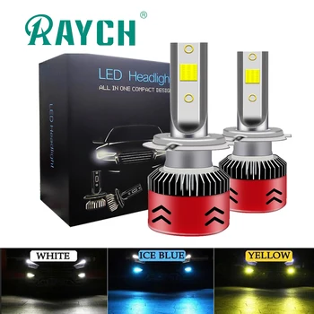 

COB Luces LED H1 H3 H7 HB3 9005 HB4 9006 LED Car Headlamp 12V 6000K 8000K 3000K White Blue Yellow Car Fog Lamp CanBus