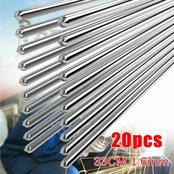 

20pcs Aluminium Welding Rods Brazing Easy Soldering 33*0.16mm Metalworking