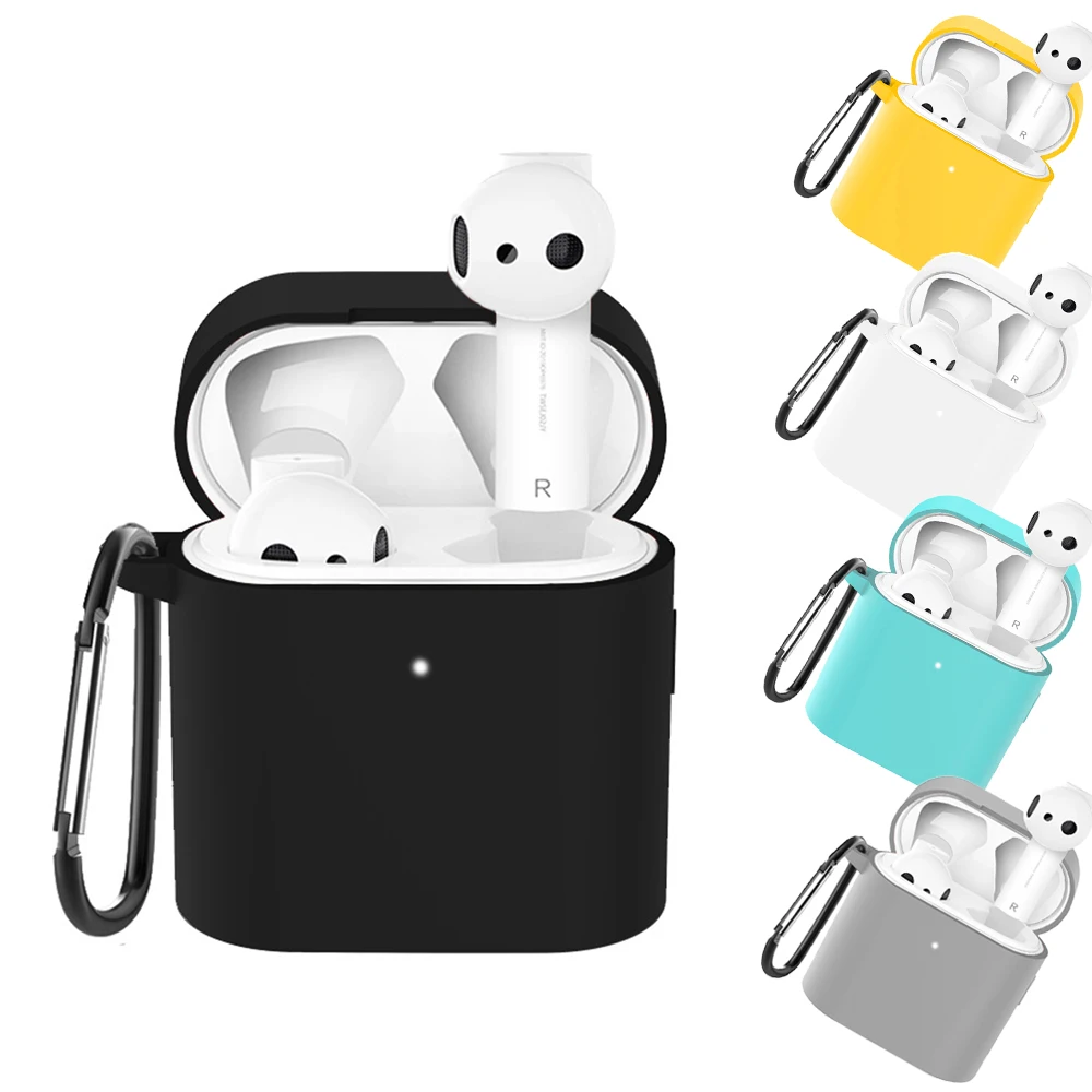 Силиконовый чехол для Xiaomi Airdots Pro 2, беспроводные наушники TWS, bluetooth-гарнитура для Xiaomi Air 2, защитный чехол, наушники