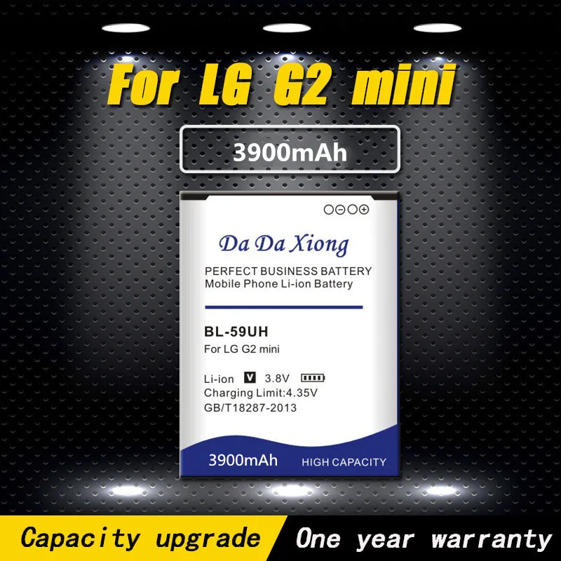 Аккумулятор BL59UH Li Ion для телефона 3900 мАч высокое качество LG G2 mini D620 D620R D620K D618 D315 F70