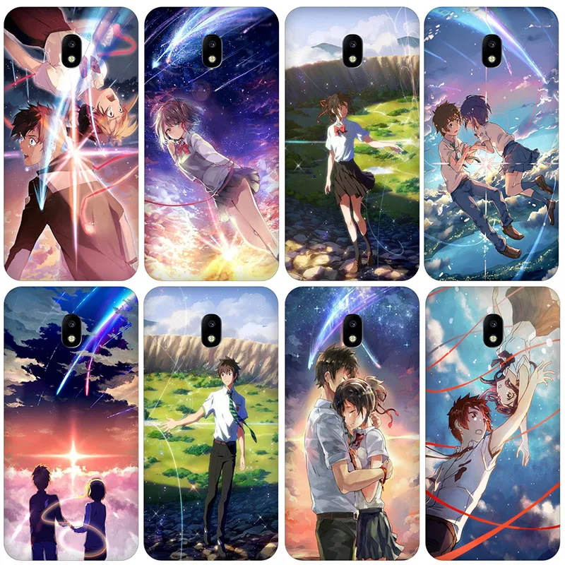 Ваше имя аниме для Samsung Galaxy J3 J5 J6 J7 A5 A10 A40 S7 S8 S9 S10 плюс 2016 2017 Coque сумки мягкие