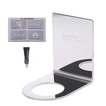 

Wall Mounted Magic Sticky Shampoo Hook Shower Bottle Hanging Holder Hanger Rack For Bathroom Kitchen D5BD