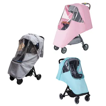 

Hot New Universal Baby Stroller Rain Cover Windproof Cover Baby Stroller Umbrella Car Raincoat Cover Warm Rain Cover Waterproof