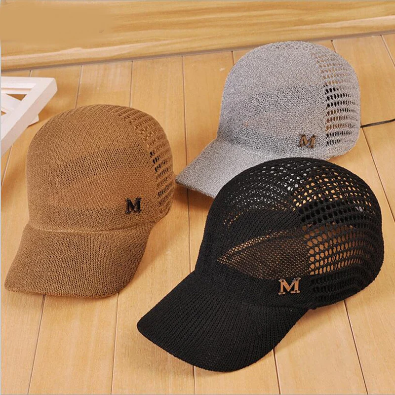 PROD 1005003111004671 2021 New Style Hollow Summer Snapback Baseball
Caps Letter M Equestrian Cap For Women Girls Breathable Sun Hat