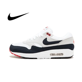 цена Original Authentic New Arrival Authentic Nike AIR MAX 1 ANNIVERSARY Mens Running Shoes Good Quality Sneakers Outdoor