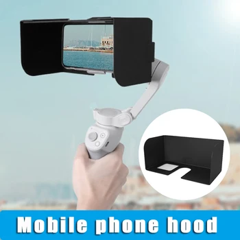 

Foldable Sunshade Hood Mobile Phone Hood Anti-Reflective Sunhood for OM 4 Handheld Gimbal Stabilizer