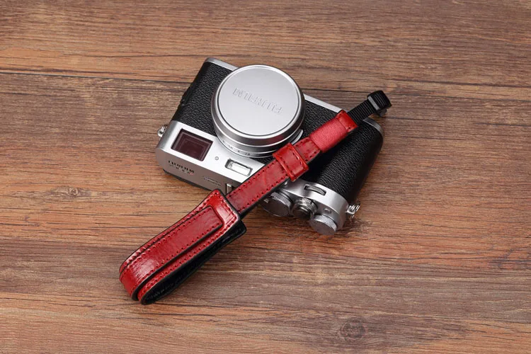 Винтажный подлинный кожаный ремешок для камеры беззеркальная цифровая камера ремешок на запястье для sony/Leica/Olympus/Panasonic/Fuji