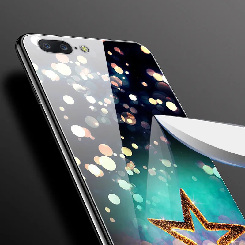 Для Oneplus 5 5 T чехол из закаленного стекла жесткий чехол для телефона для Oneplus 7 Pro TPU бампер чехол s для One plus 5 T 7 Pro Coque