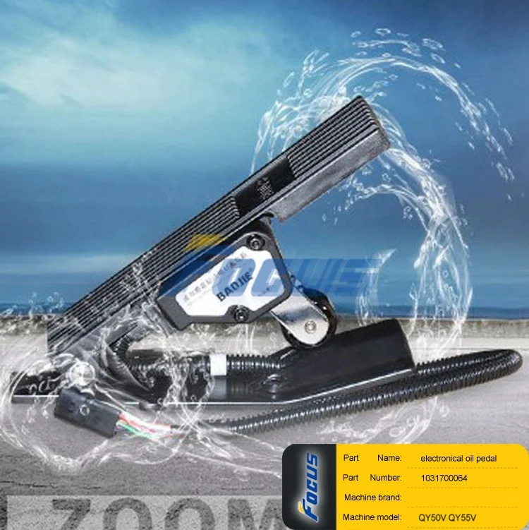 Truck Crane Spare Parts QY50V QY50V532 QY55V Electronical oil pedal 1031700064