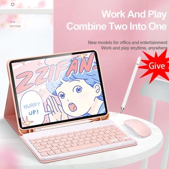

Tablet pc iPad Pro 11 2020 2018 2th generation Bluetooth Keyboard Mouse Case For NEW iPad Pro 12.9 4th Smart Leather Cover