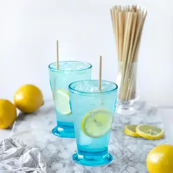 

100-piece portable travel straw biodegradable environmentally friendly wheat straw secondary straw bar kitchen accessories