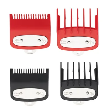 

2PCS Professional Cutting Guide Comb Hair Clipper Limit Comb with Metal Clip Hair Trimmers Positioning Comb for Hair Clipper